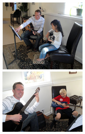 Guitar lesson students and parents give testimonials about their guitar instructor, Paul Moeller.